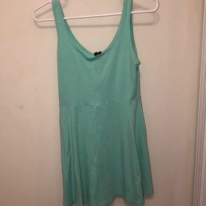 Express size M tiffany blue sleeveless dress